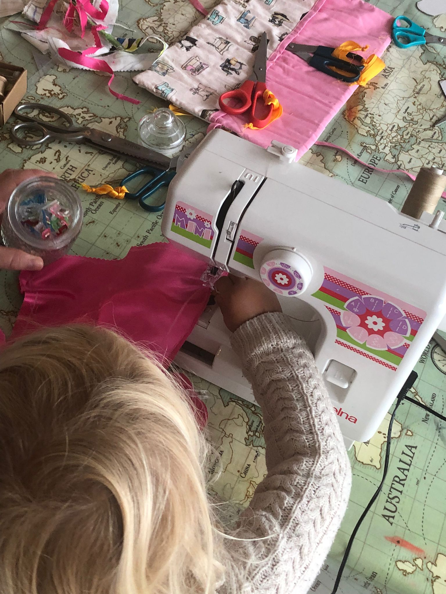 Treasure bag stitching camp 13-17/07 Jezus-Eik (3-12 years)