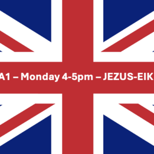 English A1 - Monday 4-5pm