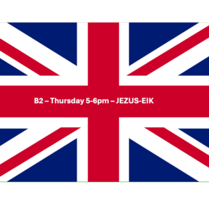 English B2 - Thur 5pm