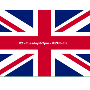 English B2 - Tuesday 6pm