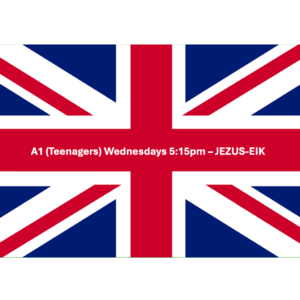 English A1 (teenagers) - Wednesday 5:15pm